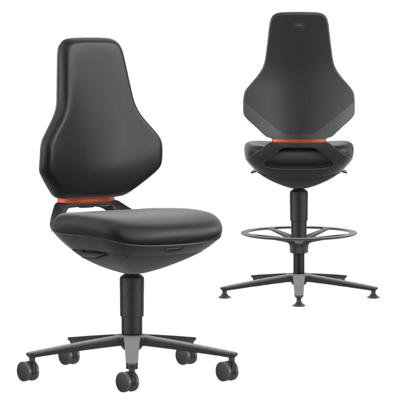 Bimos TEXON 2 Laborstuhl, mit Rollen, 9173-6801